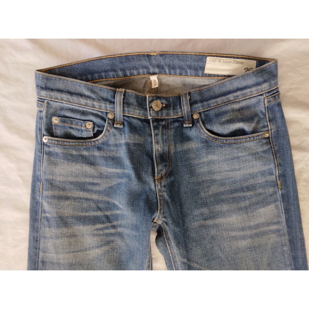 Rag & Bone The Dre Slim Fit Boyfriend in Bradford Jeans Womens Size 26 - Picture 5 of 12